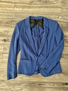 rag & bone Blue Shawl-Collar Blazer